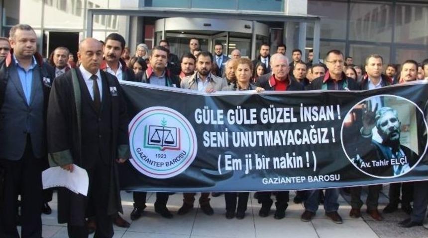 Gaziantep Barosu Avukatlarından Tahir El&ccedil;i&rsquo;nin &Ouml;ld&uuml;r&uuml;lmesine Tepki