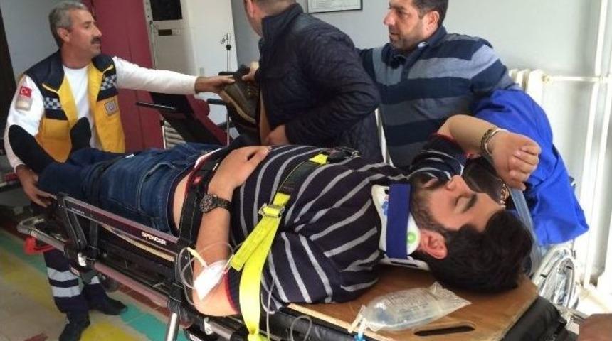 İha Muhabiri Trafik Kazasında Yaralandı