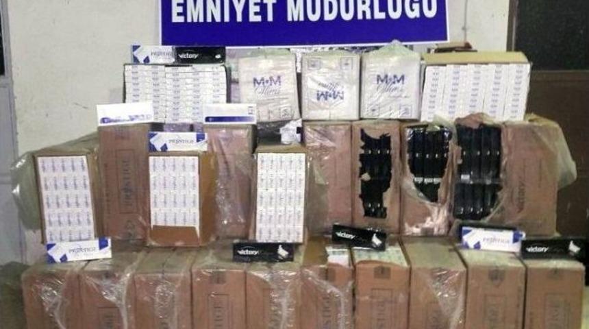 Kilis’te 30 Bin Paket Kaçak Sigara Ele Geçirildi
