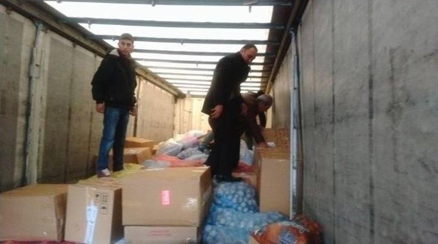 &Uuml;lk&uuml; Ocakları&rsquo;ndan Bayır Bucak T&uuml;rkmenlerine 1 Tır Yardım G&ouml;nderildi