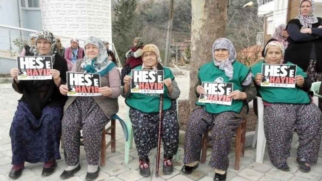 Salihli&rsquo;de Hes Tepkisi