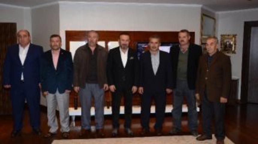 B&ouml;ğ&uuml;rgen&rsquo;den Başkan Doğan&rsquo;a Teşekk&uuml;re Geldiler