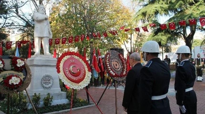 Vatan Şairi Namık Kemal, Tekirdağ&rsquo;da Anıldı