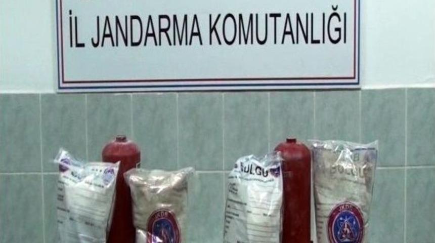 Yangın T&uuml;p&uuml; İ&ccedil;inde Uyuşturucu Sevkiyatı Jandarmaya Takıldı