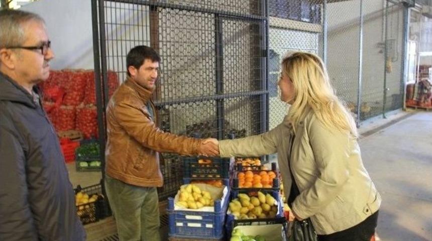 Büyükşehirden Hal Esnafına Ziyaret