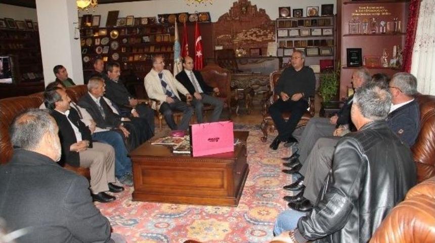 Nevşehir Ticaret Borsası Y&ouml;netim Kurulu &Uuml;yelerinden &Uuml;nver&rsquo;e Ziyaret