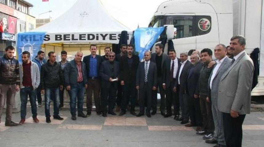 Ak Partililerden Bayır Bucak T&uuml;rkmenlerine Yardım Kampanyası