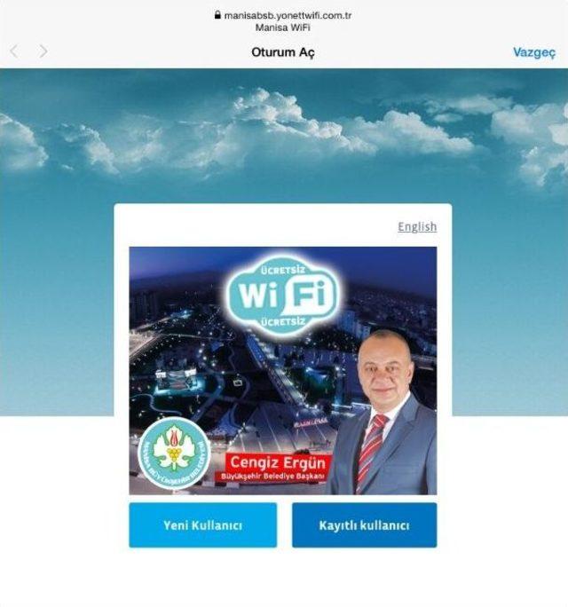 Büyükşehirden Wi-fi Hizmeti