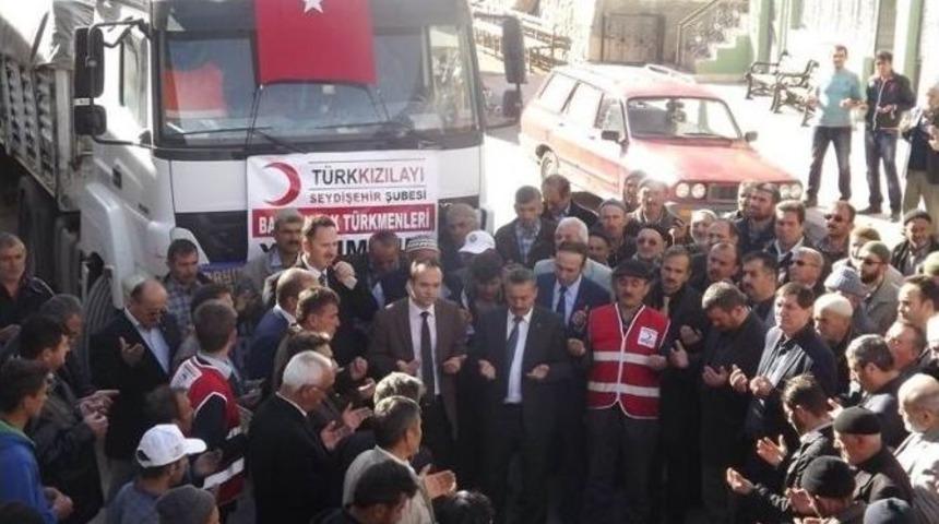 Seydişehir&rsquo;den Bayır-bucak T&uuml;rkmenlerine Yardım