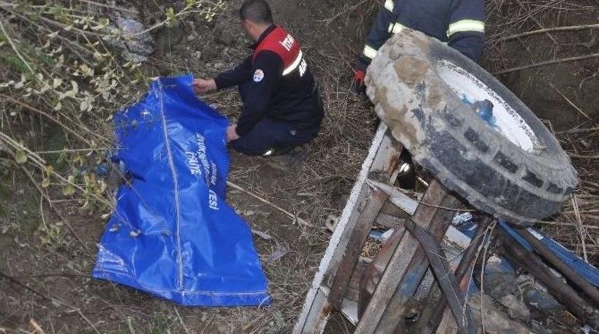 Trakt&ouml;r&uuml;n Devrildi: 1 &Ouml;l&uuml;, 2 Yaralı