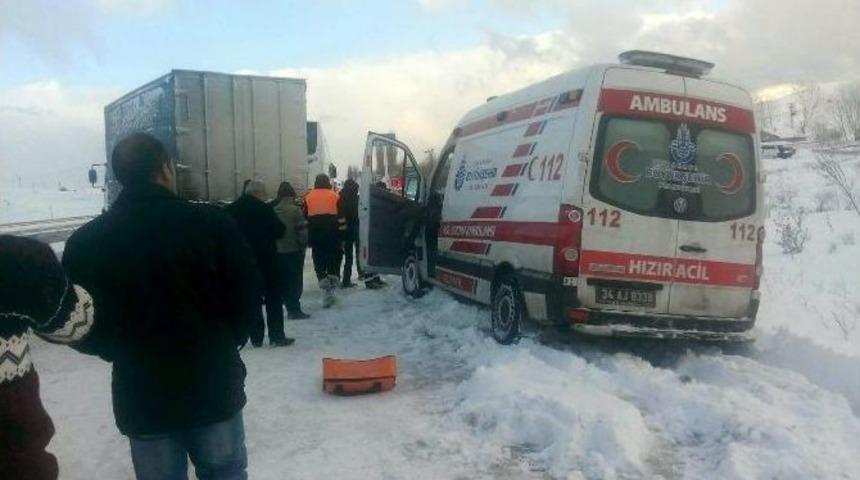 D100 Karayolu’nda Ulaşım Güçlükle Sağlanıyor