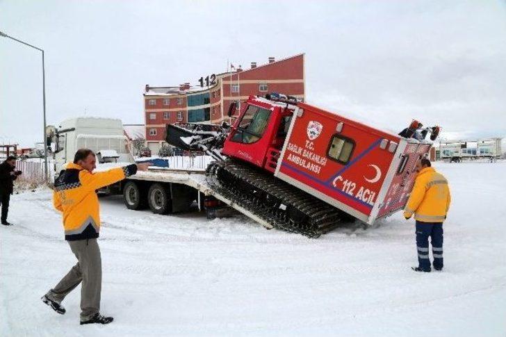 Erzurum 112 Acil Sağlık Ekipleri Kışa Hazır G3