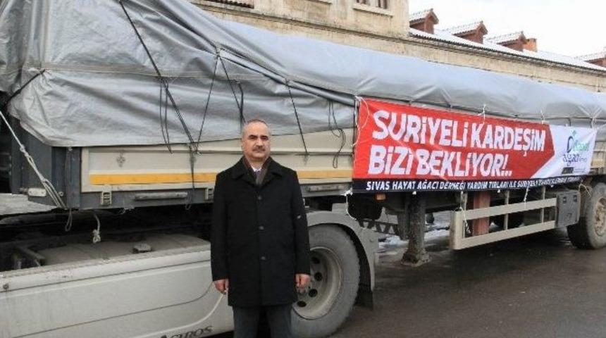 Sivas&rsquo;tan Bayırbucak T&uuml;rkmenleri&rsquo;ne Yardım