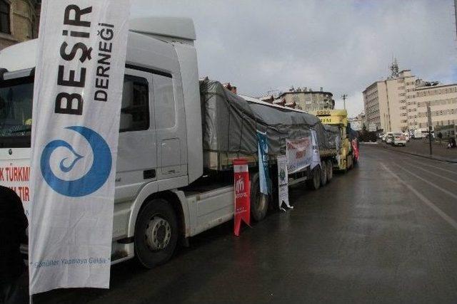 Sivas’tan Bayırbucak Türkmenleri’ne Yardım