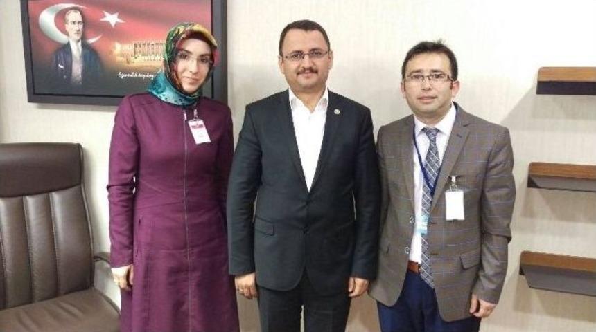 Viranşehir De Yılın &Ouml;ğretmeni,kaymakam Citer&rsquo;i Ziyaret Etti