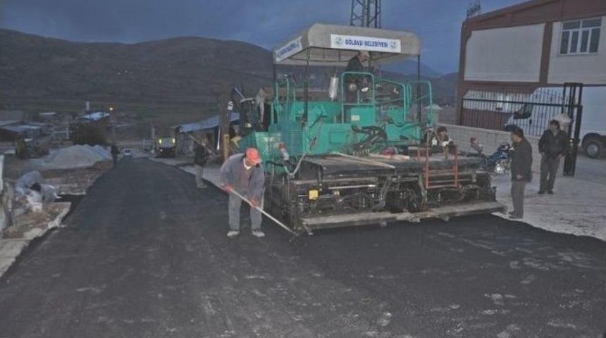 G&ouml;lbaşı Kss Karşısı Asfaltlandı
