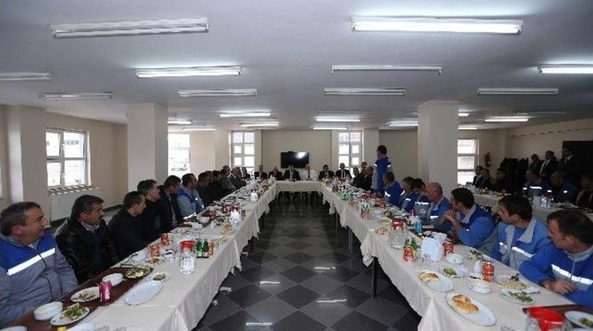 Başkan &Ccedil;elik, Kaski &Ccedil;alışanlarını Dinledi