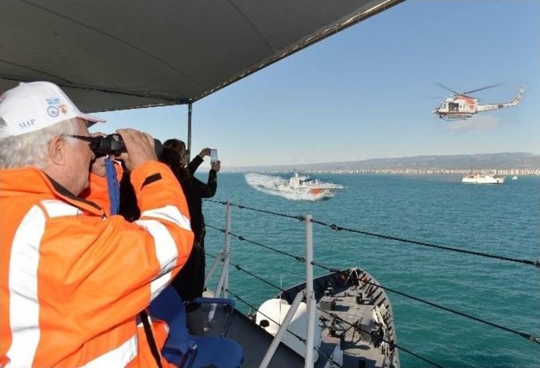 Mersin&rsquo;de Arama Kurtarma Tatbikatı