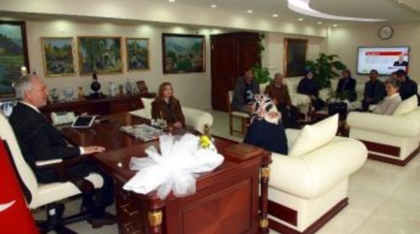 Engelli Derneklerinden Başkan Sara&ccedil;oğlu&rsquo;na Ziyaret