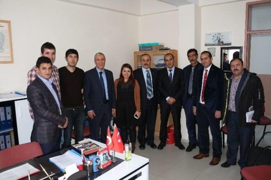 Eğitim Hak-sen Genel Başkanı G&ouml;k&ccedil;ek&rsquo;in Kurum Ziyaretleri