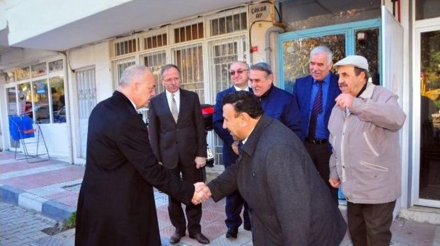 Başkan Erg&uuml;n Kazanın Başına Ge&ccedil;ti