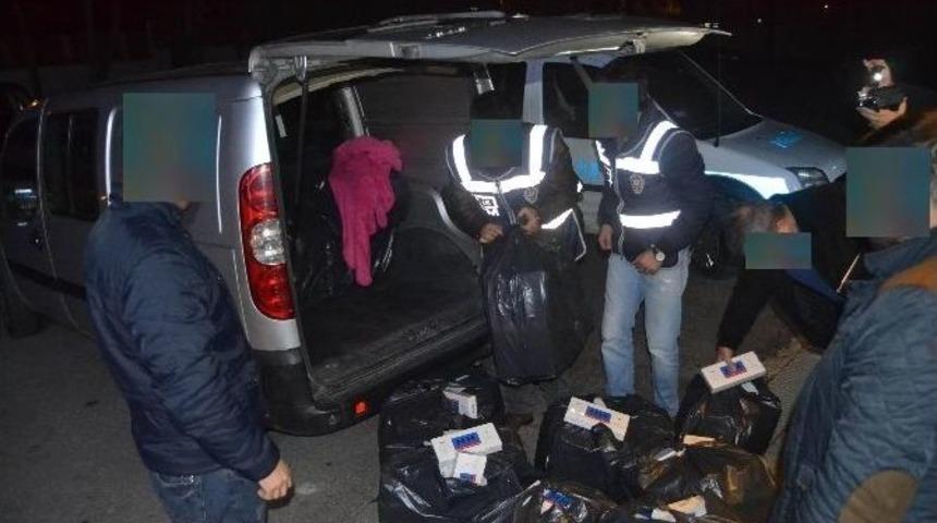 Edirne’de Kaçak Sigara Operasyonu