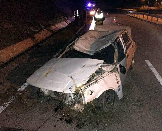 Hurdaya D&ouml;nen Ara&ccedil;tan Sağ Kurtuldu 1