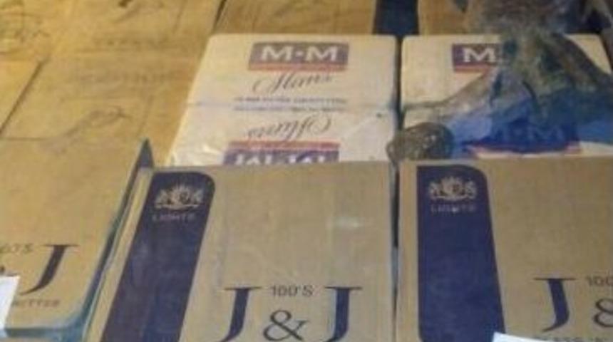 Şanlıurfa&rsquo;da 133 Bin 500 Paket Ka&ccedil;ak Sigara Ele Ge&ccedil;irildi