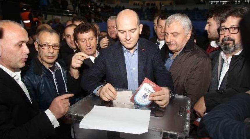 Bakan Soylu Trabzonspor Kongresi&rsquo;ne Katıldı