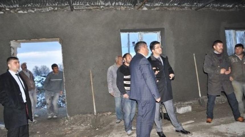 S&ouml;ğ&uuml;tl&uuml; K&ouml;y&uuml; K&ouml;y Konağı Ve Taziye Evi İnşaatı Tamamlanıyor