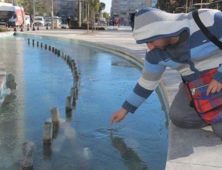 Elazığ’dan Süs Havuzları Dondu G2