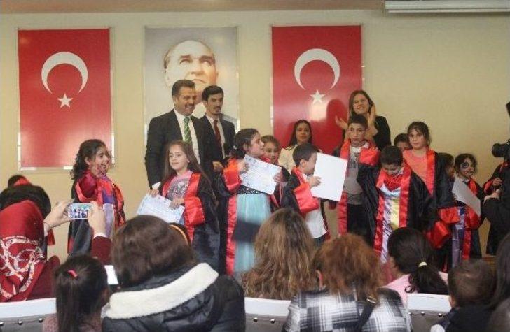 Engelli Minikler Mezuniyet Sevincini Kep Atarak Kutladı G2