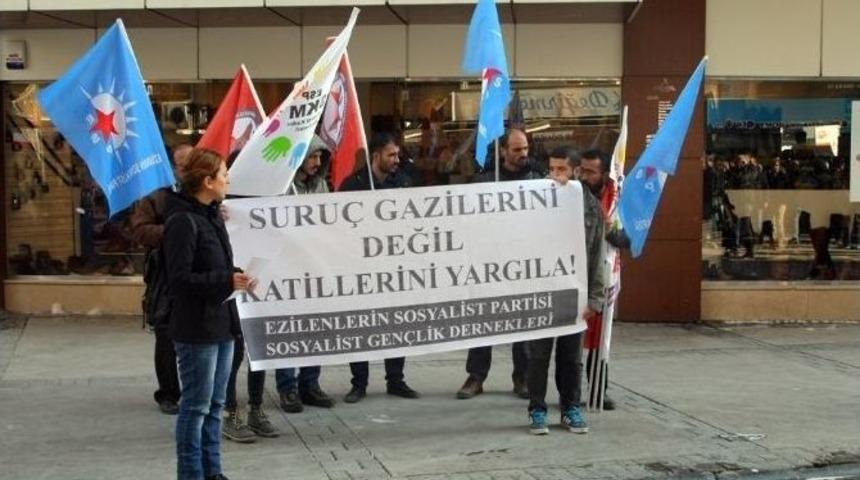 Eylem Yapan 14 Kişi G&ouml;zaltına Alındı