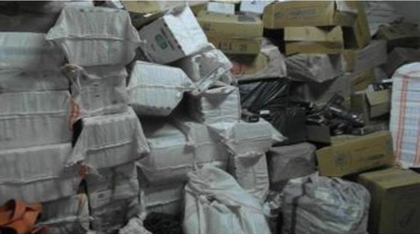 Uşak&rsquo;ta Ka&ccedil;ak Sigara Operasyonu