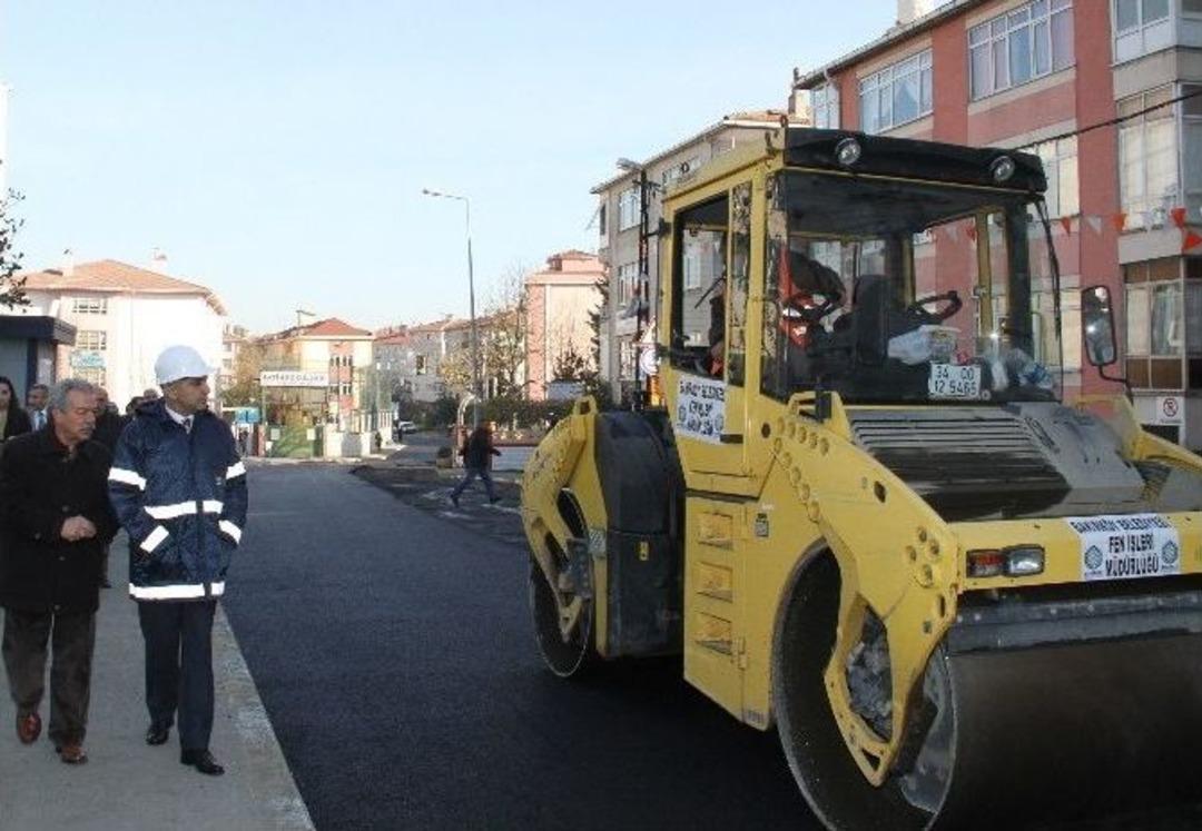 Başkan Kerimoğlu, Asfalt &Ccedil;alışmalarını Yerinde İzledi