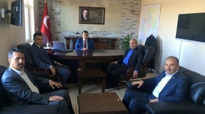 Memur-sen Kayseri İl Başkanı Aydın Kalkan Pınarbaşı İl&ccedil;esinde Ziyaretlerde Bulundu