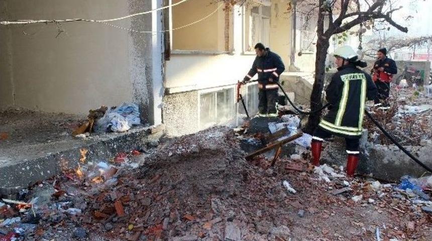 Doğalgaz Yangını Korkuttu