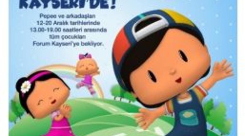 Forum Kayseri&rsquo;de &Ccedil;ocuklar Pepee İle Coşacak