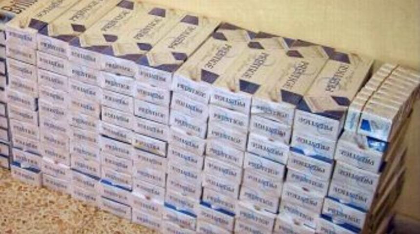 6 Bin Paket Ka&ccedil;ak Sigara Ele Ge&ccedil;irildi