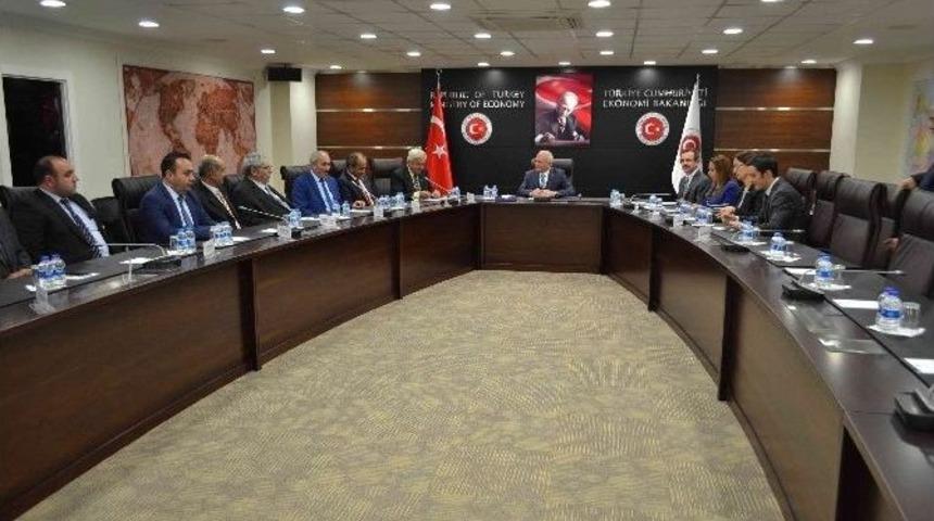 Kesob&rsquo;dan Ekonomi Bakanı Elitaş&rsquo;a Hayırlı Olsun Ziyareti