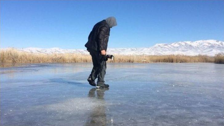 Erçek Gölü Buz Tuttu G2