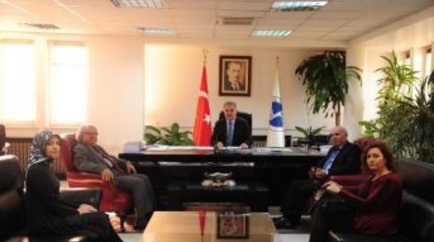 Beyazay Derneği&rsquo;nden Muzaffer Elmas&rsquo;a Ziyaret