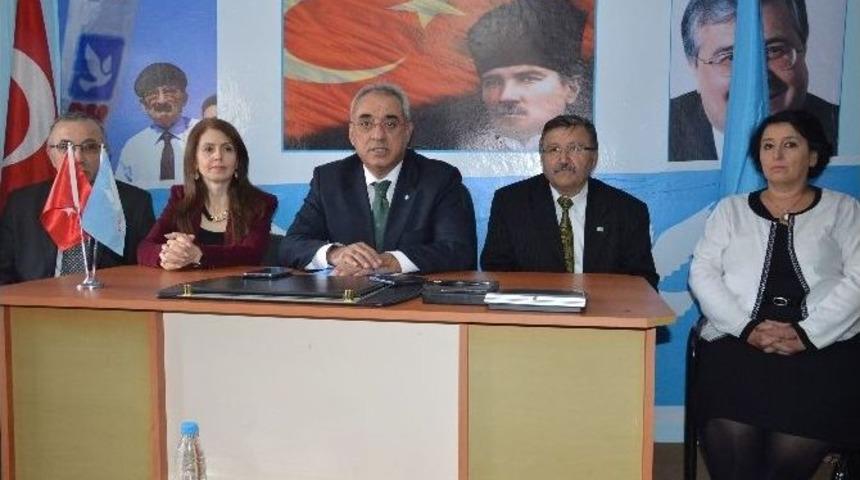 Dsp Genel Başkan Adayı Aksakal Eskişehir&rsquo;de