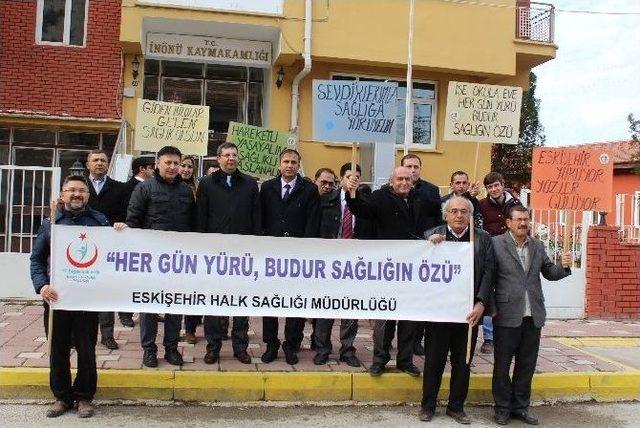 İnönü’de Sağlıklı Yaşam Yürüyüşü