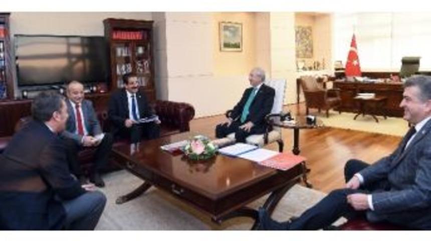 Kılı&ccedil;daroğlu, Kesk Başkanı &Ouml;zgen&rsquo;i Kabul Etti
