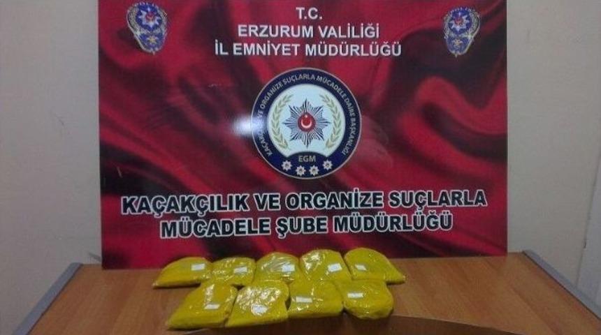 Erzurum&rsquo;da Uyuşturucu Operasyonu