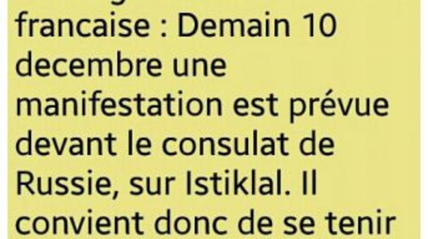 Fransa Konsolosluğundan “rusya” Uyarısı