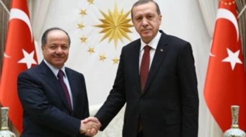 Cumhurbaşkanı Erdoğan&rsquo;ın Barzani&rsquo;yi Kabul&uuml;