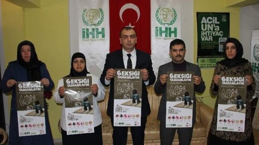 İhh&rsquo;dan "6 Eksiği Tamamlayın" Kampanyası