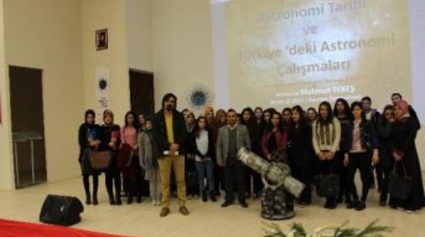 Batman &Uuml;niversitesi&rsquo;nde Astronomi Semineri Verildi